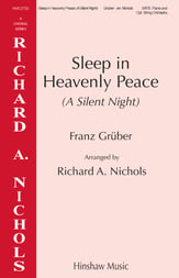 Sleep in Heavenly Peace SATB choral sheet music cover